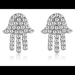 Hamsa Stud Earrings